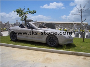 Car G603 Granite Sculpture & Statues, Natural Stone Car, Grey Granite Sculpture,Carving Car, Statue,G603 Granite Car Sculpture