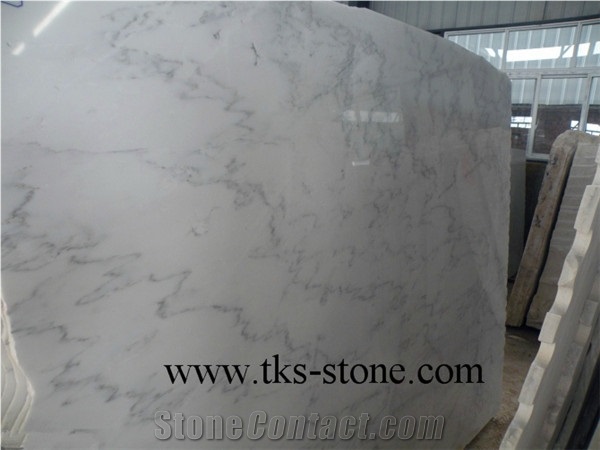 Carrara White Slabs,China Carrara White Marble Slabs 2cm/3cm,Oriental White Slabs 2/3cm