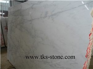Carrara White Slabs,China Carrara White Marble Slabs 2cm/3cm,Oriental White Slabs 2/3cm