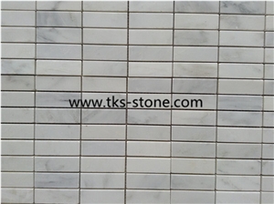 Carrara White Wall Mosaics,Oriental White Mosaics,Stone Mosaics,Marble Mosaics