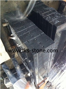 Chian G654 Black Granite Steps & Stairs,Padang Dark,Impala Black,China Dark Grey,Granite Stair&Step,Stair Treads