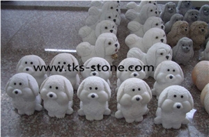 China Beige Granite Owl Sculptures,Landscape Sculpture, Owl Sculpture, Animal Sculpture, Garden Sculpture
