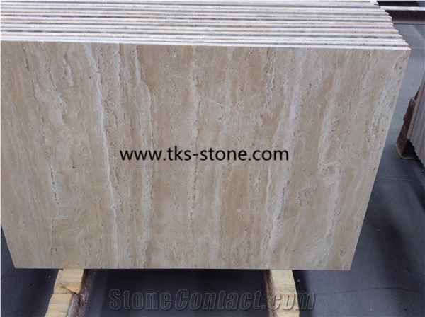 China Beige Travertine Ceramic Compound Panel&Tiles,Marble Ceramic Composite Tiles, Beige Travertine Laminated and Composite Tiles