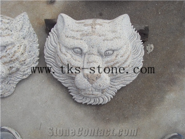 China Black Granite Head Statues/Horse"S Head/Dragon"S Head /Tiger Head