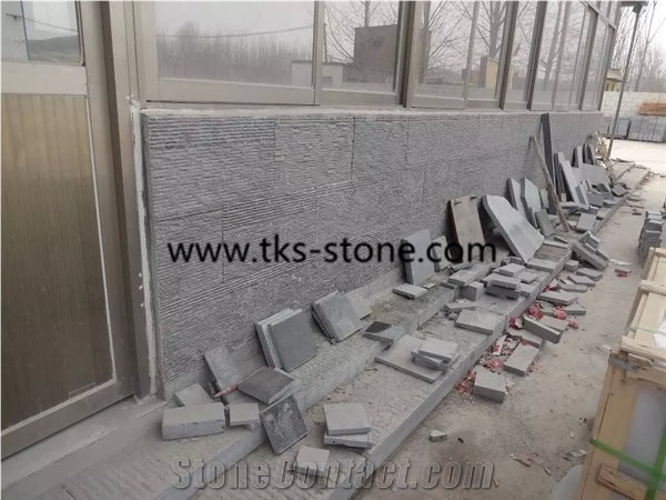 China Blue Limestone Mushroom Stone for Walling/Flooring