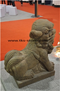 China Brown Granite Handcarved Sculptures,Garden Sculptures,Landscape Sculptures,Lion Sculpture,Granite Sulpture Lion,Granite Carved Lion,Lion Scupltures,Lion Statues