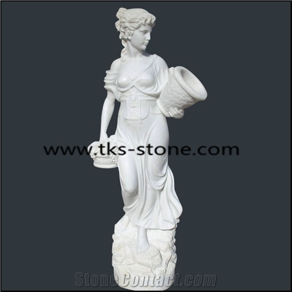 China Brown Granite Human Sculpture & Statue,Stone Roman Soldier Sculpture,Western & European Customized Figure Human & Animal, Hand Carving for Outdoor & Garden,Woman Carving Statue