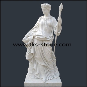 China Brown Granite Human Sculpture & Statue,Stone Roman Soldier Sculpture,Western & European Customized Figure Human & Animal, Hand Carving for Outdoor & Garden,Woman Carving Statue