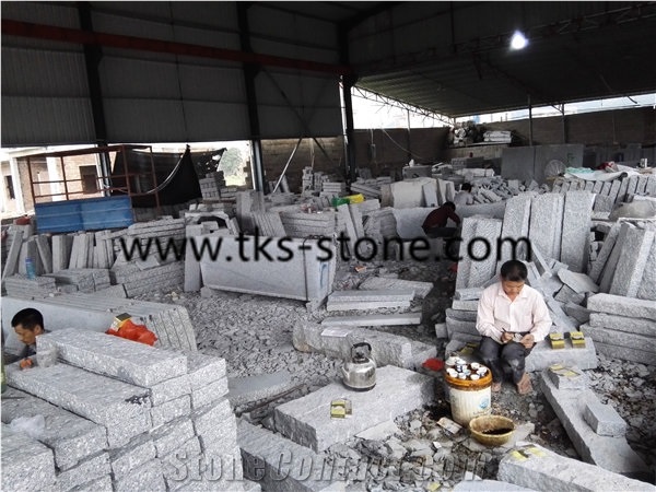 China G603 Grey Granite Palisade Rough Picked ,Grey Granite Pineappled Palisades,Garden Decoration Ornaments,Large Productions Ability for Palisades