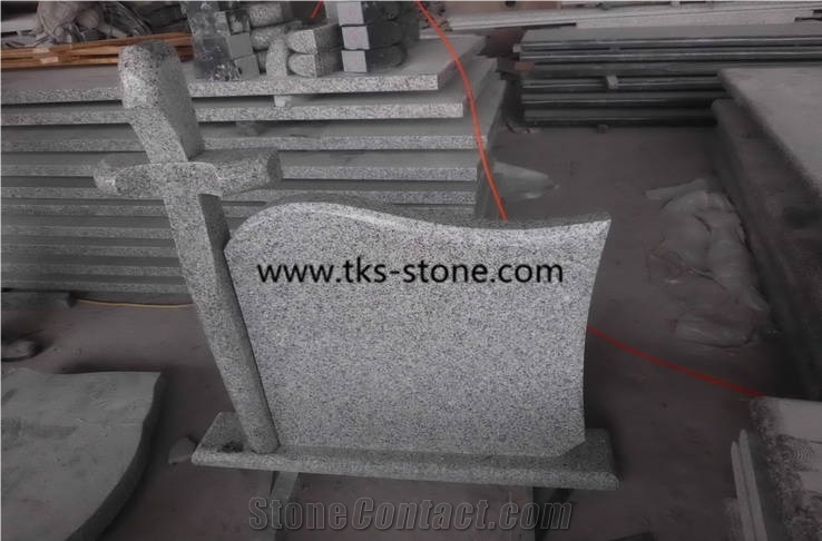 China G603 Grey Granite Tombstone, Grey Granite Monument & Tombstone, Double Monuments