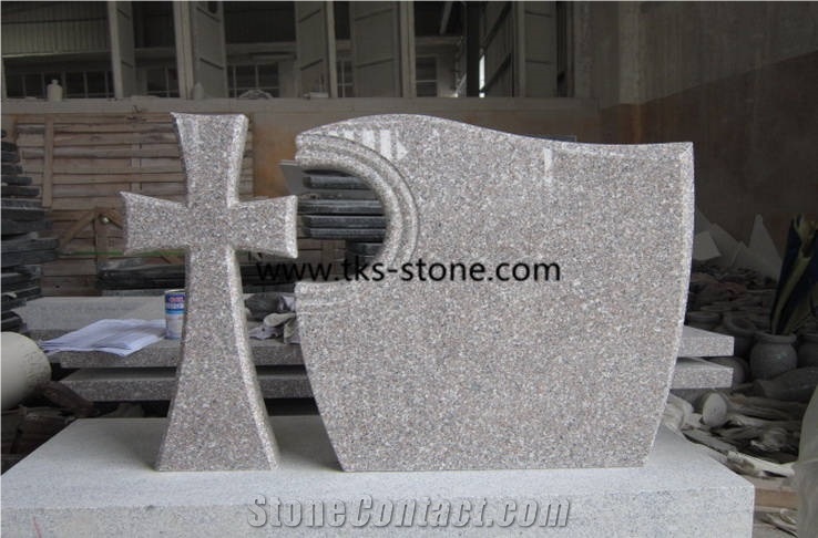 China G617 Pink Granite Tombstone, Pink Granite Monument & Tombstone, Supply Various Of Style Monument & Tombstone