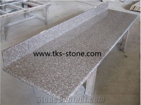 China G664 Pink Granite Kitchen Countertops,Luoyuan Bainbrook Brown,Copper Brown,Fu Rose,Loyuan Red Granite,Luo Yuan Violet,Luoyuan Violet,Majestic Mauve,Misty Brown,Purple Pearl,China Ruby Red