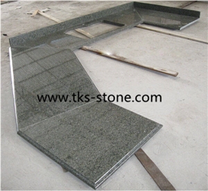 China Green Granite, Chengde Yanshan Lue,Green Yan Mountain Of Cheng De,Chengde Green Granite Kitchen Countertops