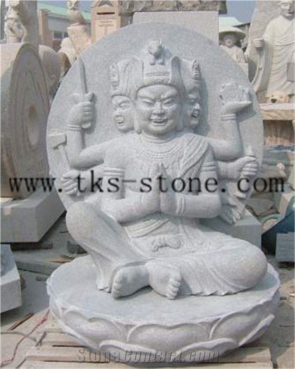 China Green Granite Religious Statues & Sculptures/Gods Sculptures