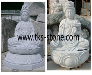 China Grey Granite Buddha Sculpture,Gods Statues,Buddhism Sculpture & Statue,Religious Statues & Sculptures