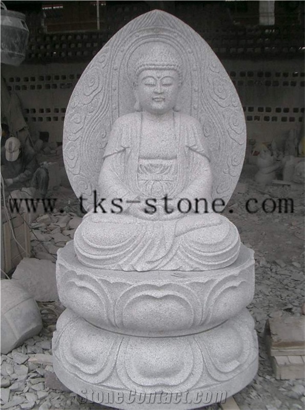 China Grey Granite Buddhism Sculpture/Chongwu Sculpture/Religious Sculptures