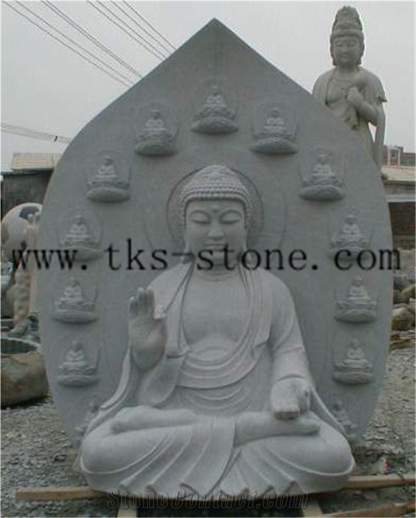 China Grey Granite Gods Sculptures/Religious Sculptures