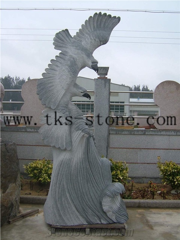 China Grey Granite Lanneret/Tercel/El Pa Sida/ Tiercel Sculpturse/Animal Sculptures