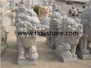 China Grey Granite Lion Sculpture,Lion Statue,Grey Granite Lion Sculpture,Animal Sculptures,Lion Carvings, Garden Sculptures,Statues