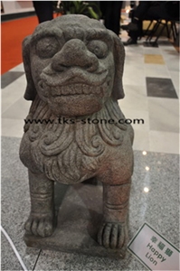 China Grey Granite Sculpture & Statue-Lion Sculpture,Granite Sculpture Lion,Garden Stone Lion Statues,Landscape Sculpture,Handcarved Sculptures,Grey Granite Garden Lion Statue