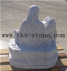 China Grey Granite Statue Of Jesus Virgin Mary Sculpture/Mother Of God/Human Sculptures/