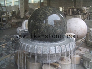 China Multicolor Marble Fountain Ball /Fortune Ball