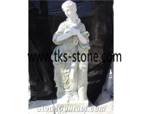 China Multicolor Marble Women Sculptures&Statues,Marble Sculptures,Human Sculptures,Western Women Statues,Handcarved Sculptures