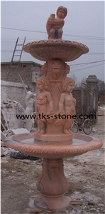 China Multicolor Sculptured Fountain /Human Carving/Western