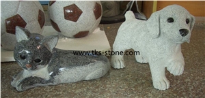 China Natural Stone Animal Granite Sculpture,Cats Sculpture,Garden Animal Sculpture,Dog Sculptures&Statues,Garden Sculptures/ Handcarved Sculptures