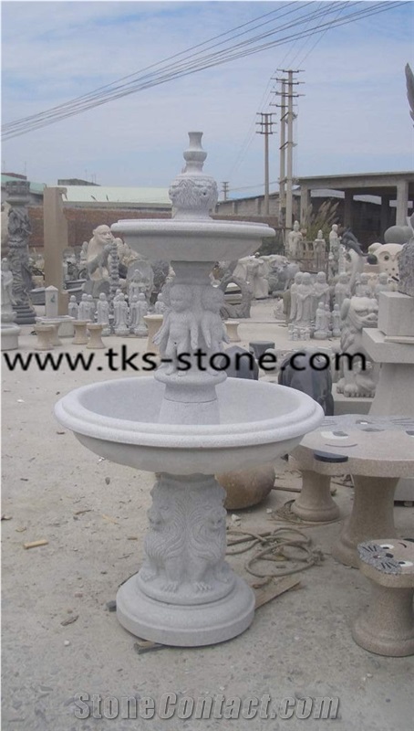 China Natural Stone Garden Fountains,Sculptured Fountains