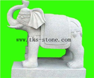 China Red Granite Animal Sculptures/Elephant Maximus/Elephant