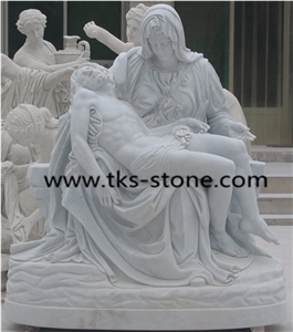 China White Granite Human Sculptures,White Marble Statues,Religious Statues,Religious Sculptures,Western Statues,Children Sculptures