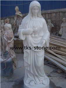 China White Granite Human Sculptures,White Marble Statues,Religious Statues,Religious Sculptures,Western Statues,Children Sculptures