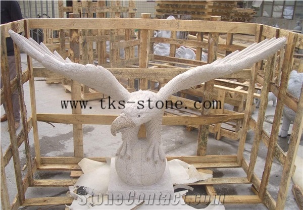 China White Granite Tercel/Lanneret/Chongwu Sculpturse/Handicraft Works