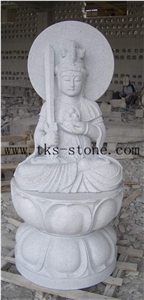 China White Mable Buddhism Sculpture & Statue