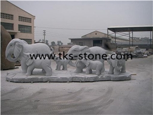 China Yellow Granite Tiger Sculptures & Statues,Yellow Granite Status,Animal Sculptures,Cavings