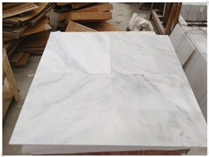 Dynasty White Marble Tiles,Oriental Marblechina White Marble Tiles High Polished,18"X18"Tiles