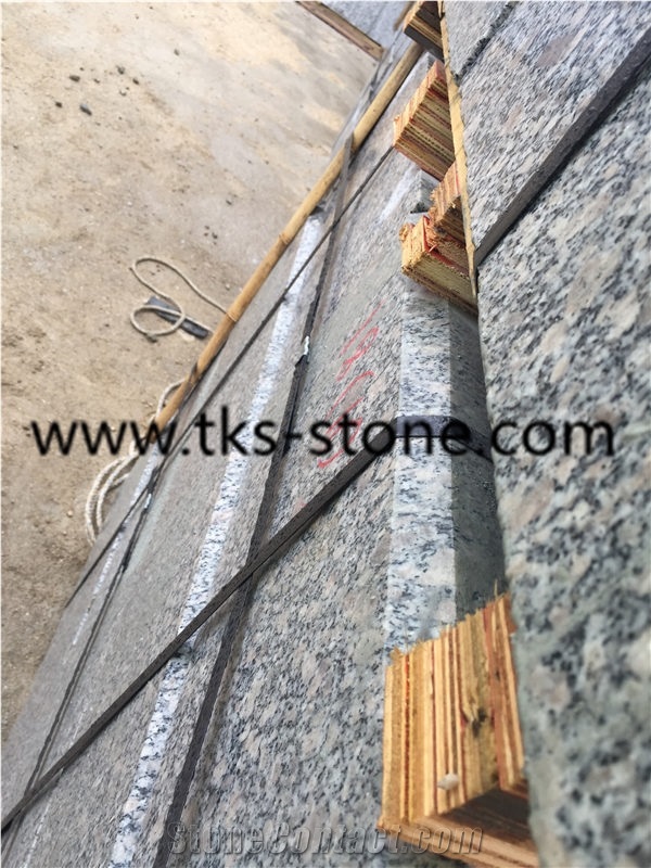 G383 Granite Kerstone Side Stone,G383 Peral Flower Kerbstone with Edges 3mm Bevelled