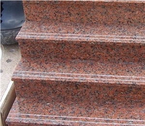 G562,Maple Red,China Red Granite Stair&Steps