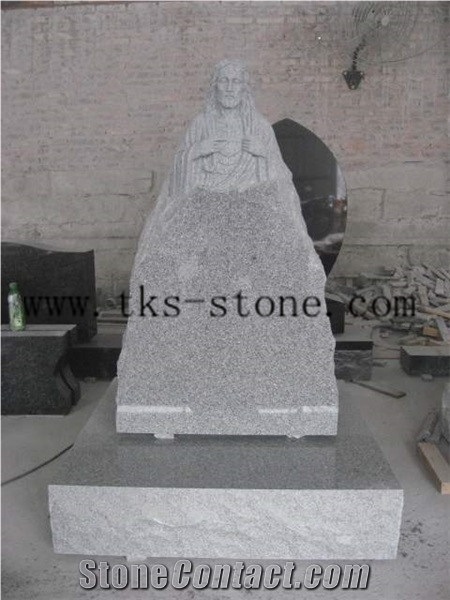 G603 Grey Granite Monument & Tombstone,Jesus,Goddess Headstones,Upright Monuments,Custom Monuments