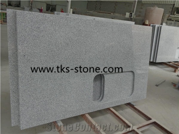G603 Silver Grey Granite,Sesame White Granite,Crystal Grey Granite,Light Grey Granite Kitchen Countertops.Kitchen Worktops