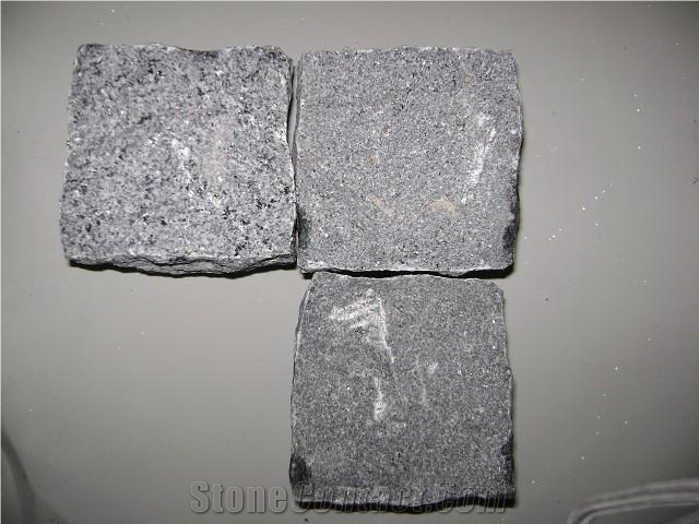 G654/Padang Dark/Sesame Black Granite Cobble Stone