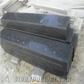 G654/Padang Dark/Sesame Black Granite Kerbstone/Curb Stone