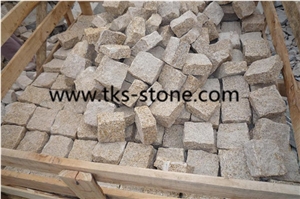 G682 Granite Cobble Stone,Cobble Stone,Granite Cube Stone,G682 Granite Cobble Stone,China Yellow Granite,Cobble Stone,Granite Cube Stone