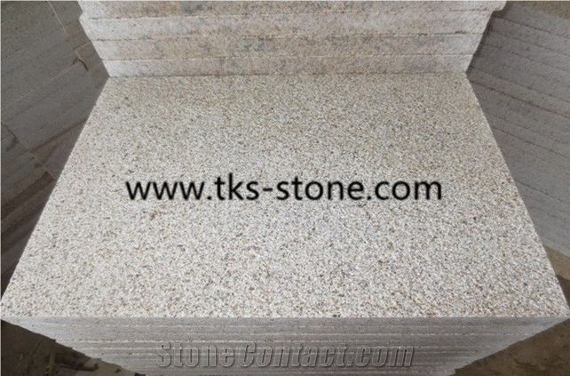 G682,Sunset Gold,Giallo Yellow,Gold Leaf China,Golden Cristal,Golden Crystal,Padang Golden Leaf,Golden Peach,Bush Hammered Granite Tiles