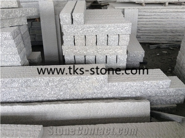 Grey Granite Kerbstone, Pineapple Garden Road Stone, Grey Granite Road Stone