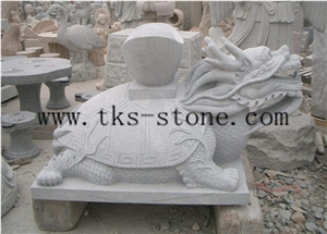 Grey Granite Mythical Creatures Carving/Mythi/Dragon/Animal Sculptures