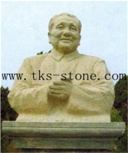 Head Mable Statues/Great Man/ Archimedes/ Mao Tsetung/Thomas Edison, White Marble Statues