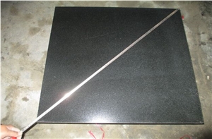Hebei Black,China Black,Polished Thin Granite Flooring Tiles
