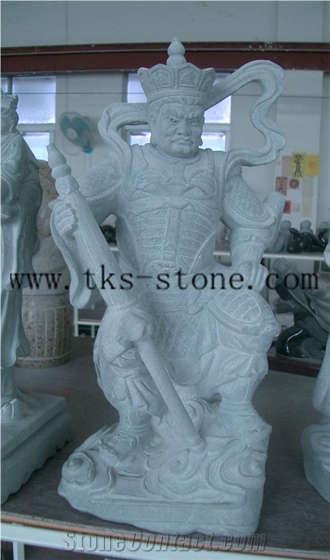 Human Sculptures/China Grey Granite Sculptures/Storied/Guardian Angel/Gods Sculpture